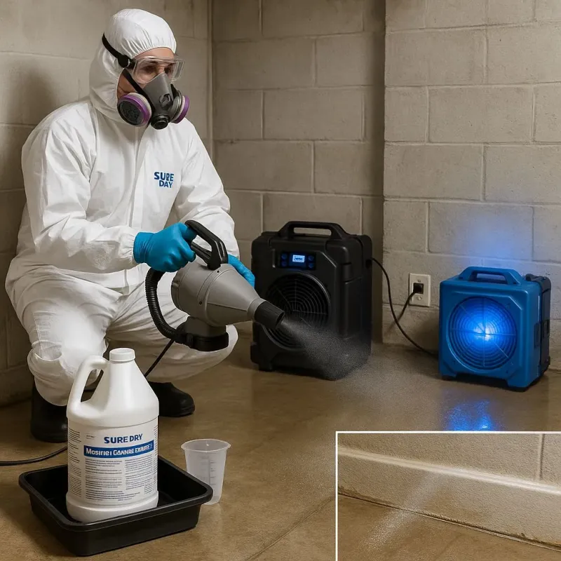 Sanitization and Odor Removal process in Springdale, AR