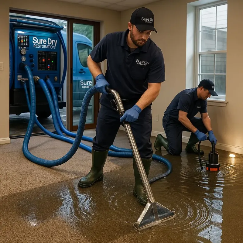Water Extraction and Removal process in Springdale, AR